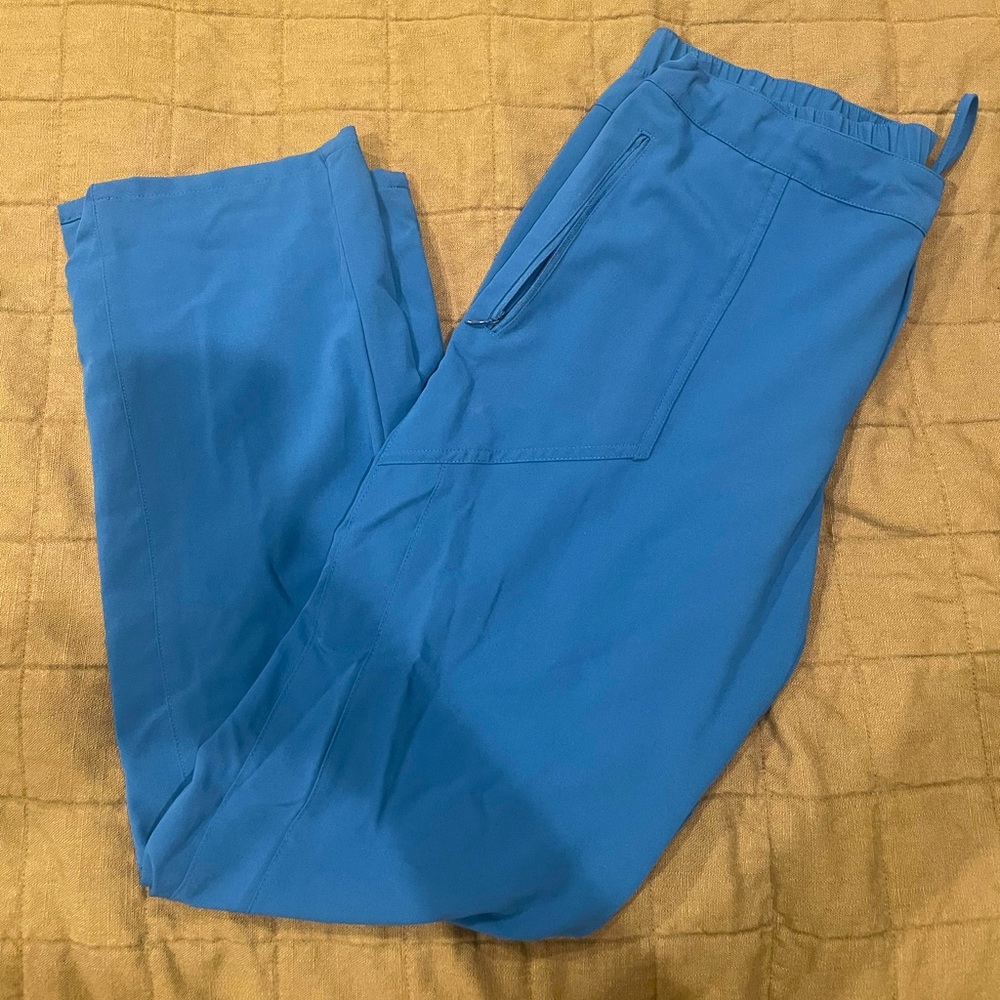 GREY’S ANATOMY BY BARCO SIGNATURE LADIES ROYAL BLUE SCRUB PANTS SIZE LARGE